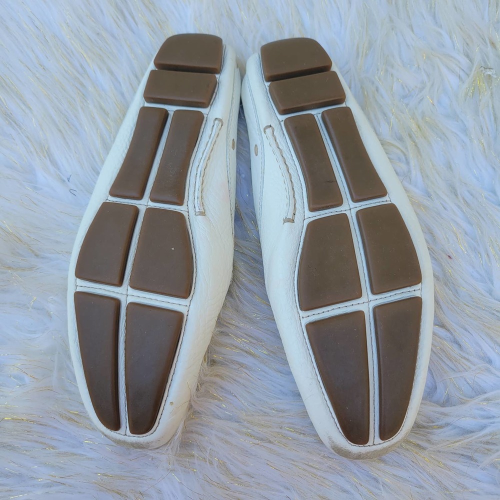 Authentic Prada White Leather Mule 38 - Picture 11 of 11